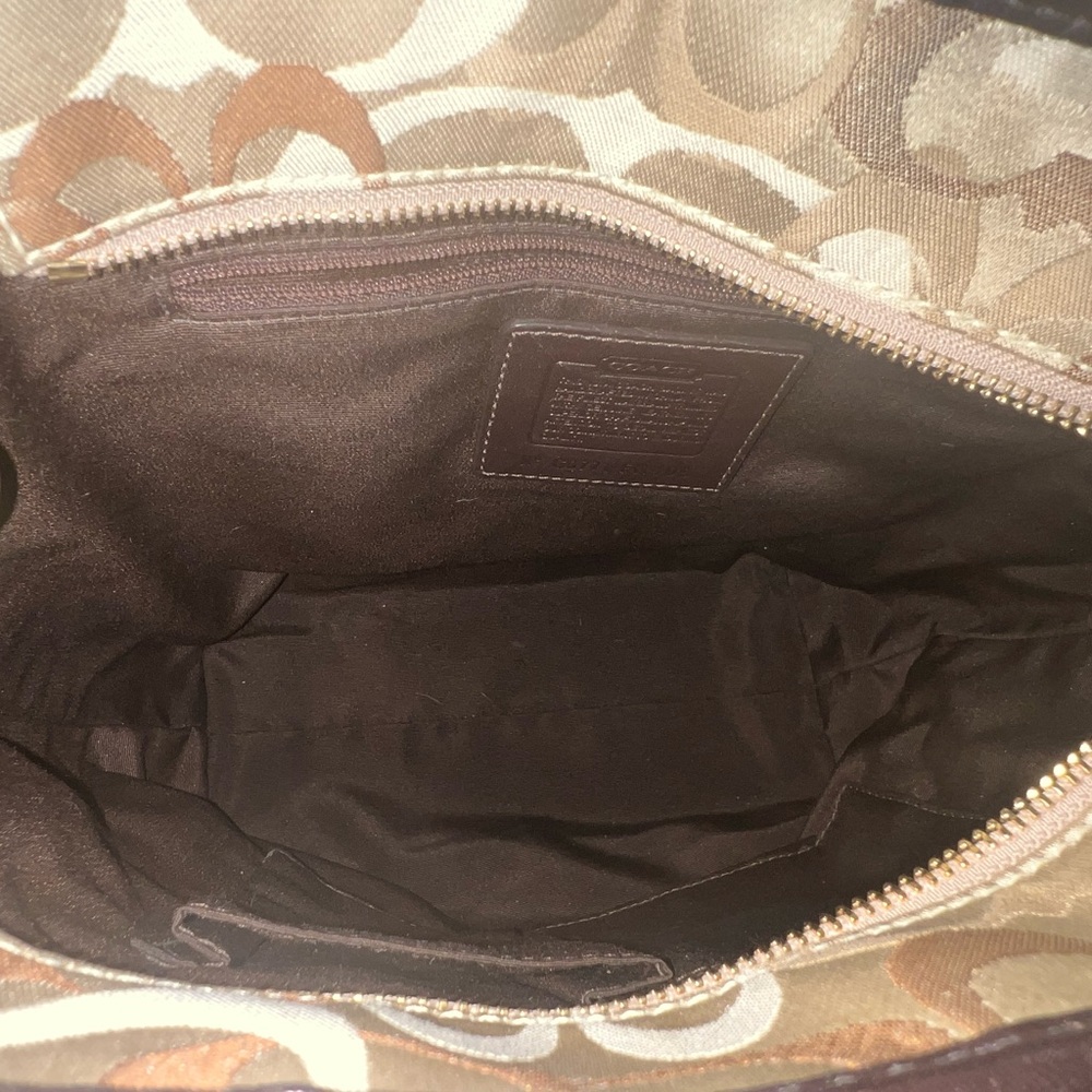 **SOLD**Coach Patchwork Tote Bag - Brown and Gold - Picture 5 of 6